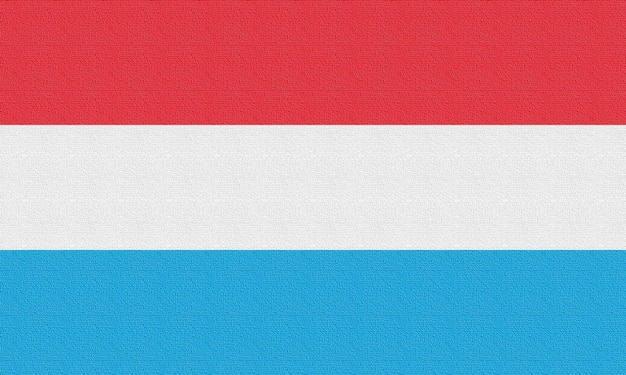 Foto abbildung der nationalflagge von luxemburg