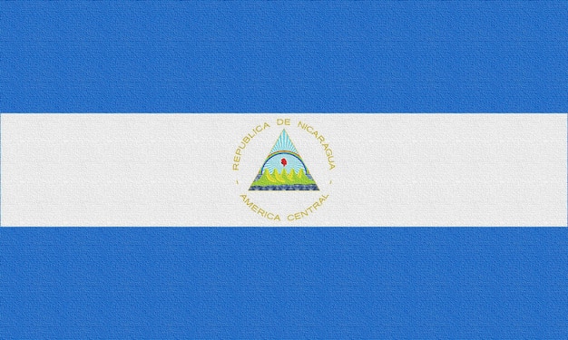 Abbildung der Nationalflagge von Nicaragua