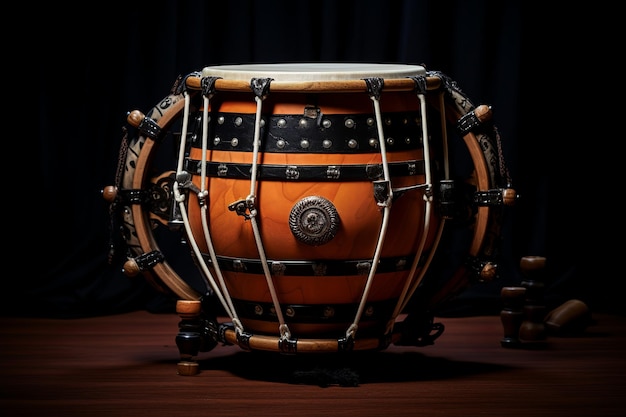 Abbildung des Dhol-Instruments