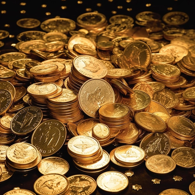 Abbildung einer goldenen Münze