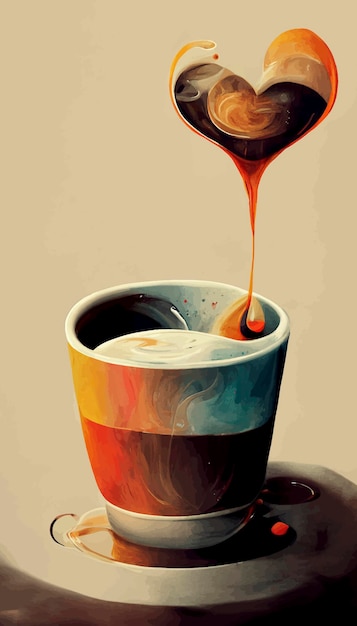 Abbildung einer Kaffeetasse Abbildung einer Kaffeetasse