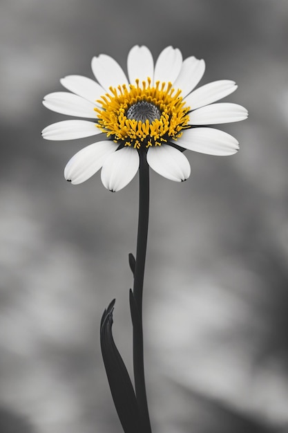 Abbildung einer weißen Blume