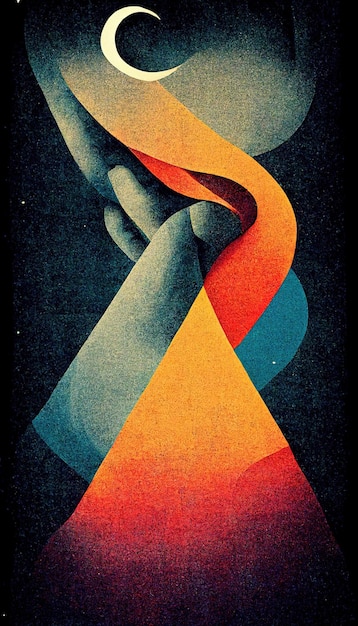 Abbildung Hintergrund Papierstruktur geometrisch abstrakt Design Muster Grunge Vintage Retro