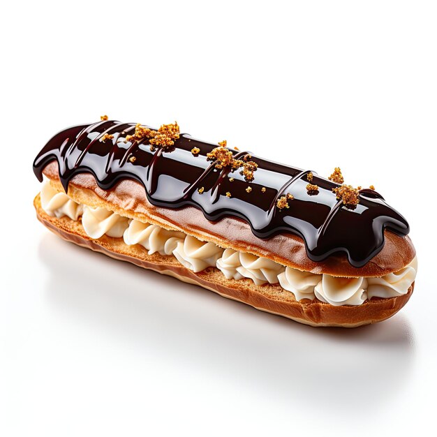 Abbildung weiße Nahaufnahme Eclair