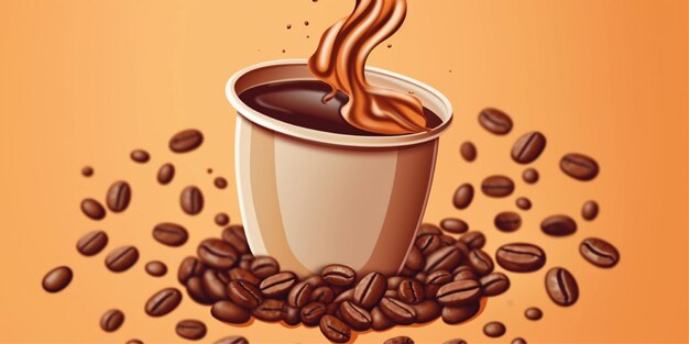 Foto abbildung zum internationalen kaffeetag