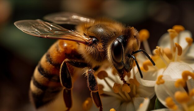 abeja en una flor