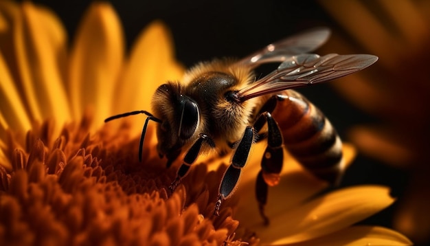 abeja en una flor