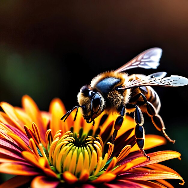 Las abejas son animales silvestres que viven en la naturaleza y forman parte del ecosistema.