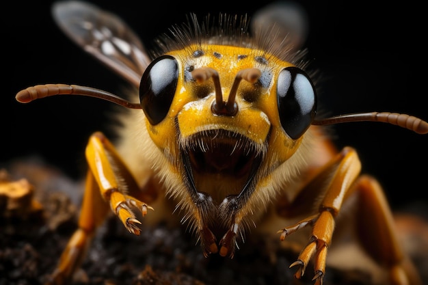 Abelha em Macro Precisão