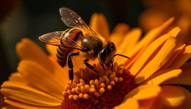 Foto abelha na flor