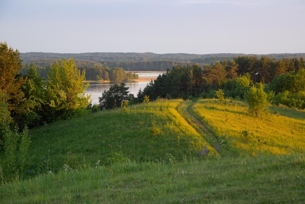 Abend im Nationalpark Braslauer Seen Weißrussland