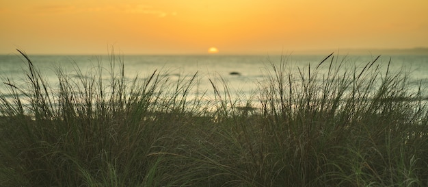 Abenddämmerung am Strand