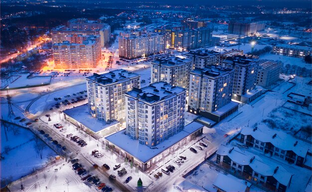 Abends Staus in der Stadt