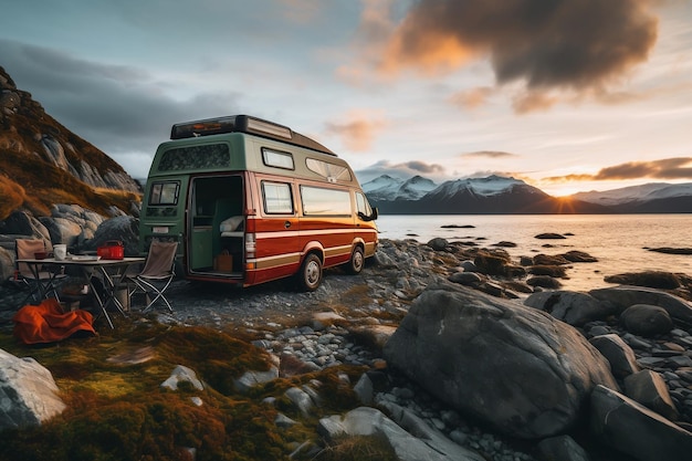 Abenteuer Vanlife und Camping Generative Ai