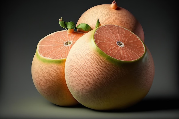 Abgerundete Grapefruits