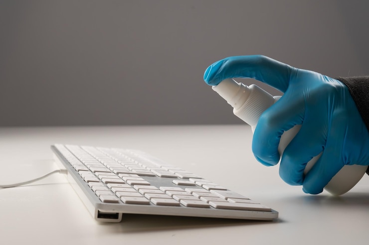 Foto abgeschnittene hand mit taschenrechner