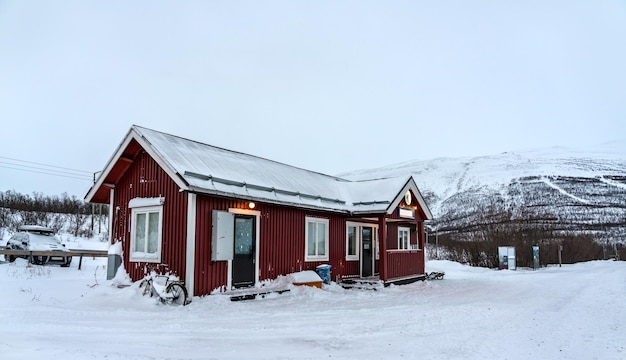 Abisko turiststation station in schweden