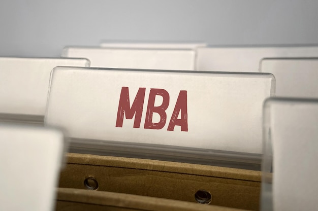 Ablageordner mit Word MBA