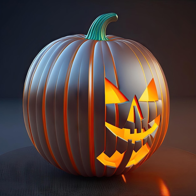 Abóbora de Halloween de malha de wireframe ilustração vetorial de conceito de baixo poli