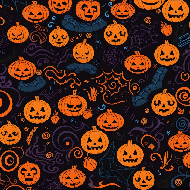 Abóbora de Halloween fundo