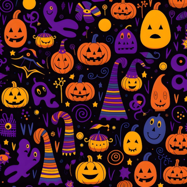 Abóbora de Halloween fundo