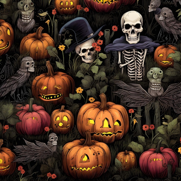 Abóbora de Halloween fundo