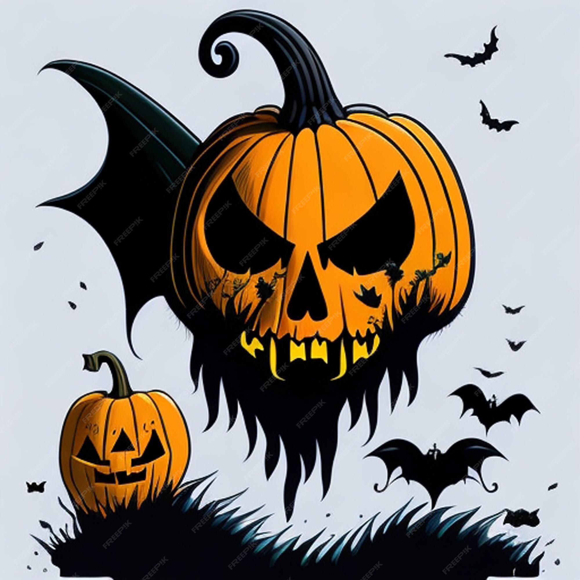 Grungy Halloween Fundo Com Abóboras Morcegos E Casa Isolada No Branco  Royalty Free SVG, Cliparts, Vetores, e Ilustrações Stock. Image 10312936