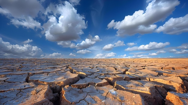 Foto abordagem das secas regionais e dos desafios globais das terras secas conceito secas regionais desafios globais das zonas secas