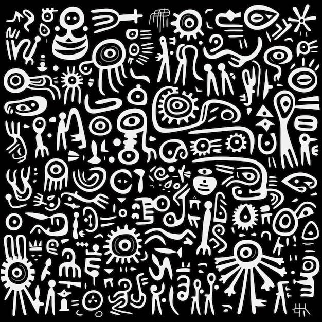 Aboriginal Australian Art 32k High Resolution Ai-generierte Kunst