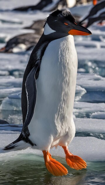 Abraçando a Maravilha da Antártida Protegendo os Pinguins Não Voadores