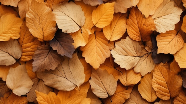Abraçando o outono uma cativante textura de folhas castanhas fundo AR 169