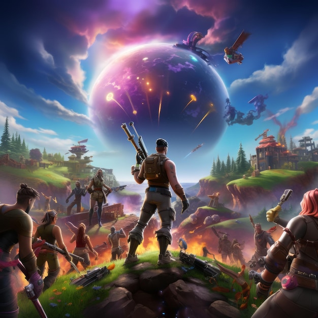 Foto abraza la batalla última fortnite battle royale revela una nueva portada explosiva