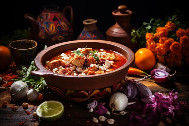 Abrazando la calidez del pozole en cada cuenco