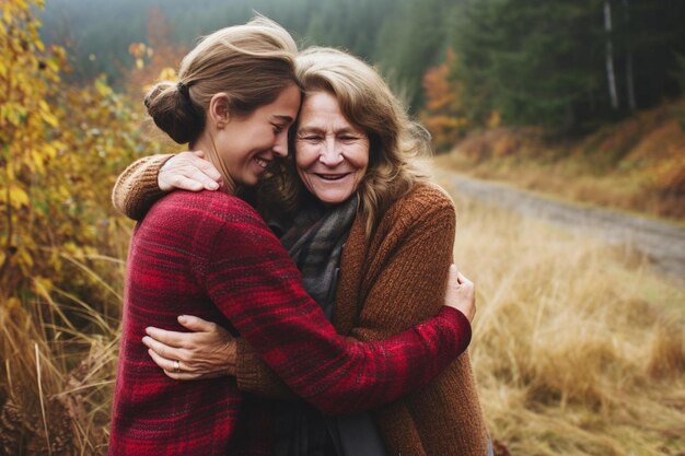 En el abrazo cálido de las madres foto del Día de las Madres