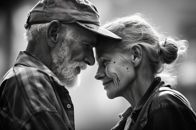 Abrazo de conexión cariñosa foto