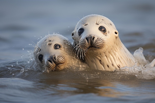 Abrazos en el mar