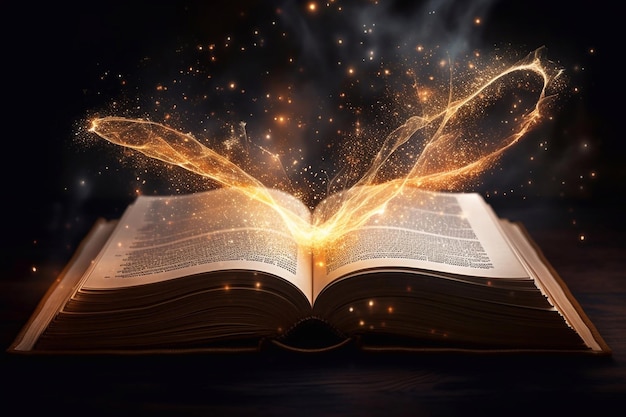 Abre el libro con luz mágica Libro mágico