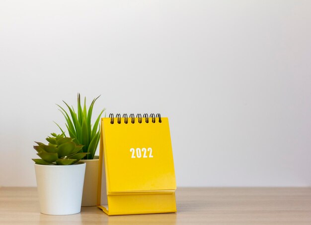 Abreißkalender für 2022. desktop-kalender zum planen, zuweisen, organisieren und verwalten jedes datums.