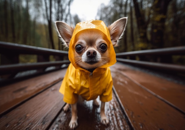 abrigo de lluvia para perros