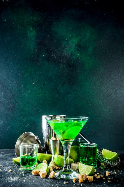 Absinth und Wodka Martini