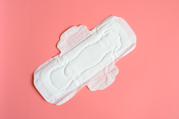 Absorvente higiênico menstrual ou absorvente feminino vazio puro para a abundância normal de secreções