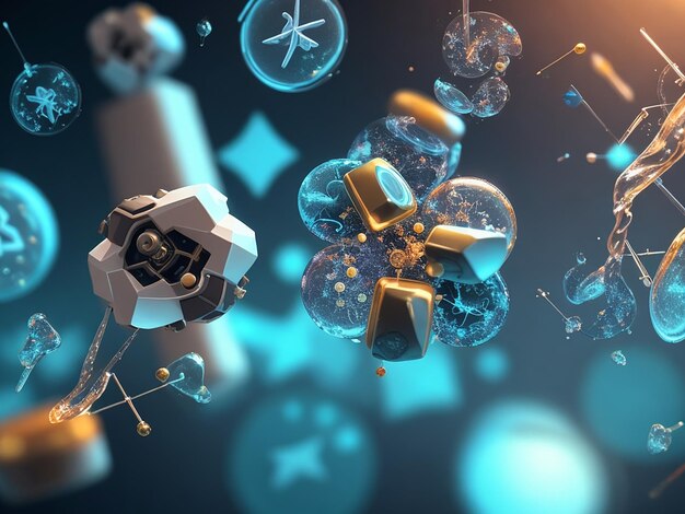 Abstack Medicine 3D-Hintergrund