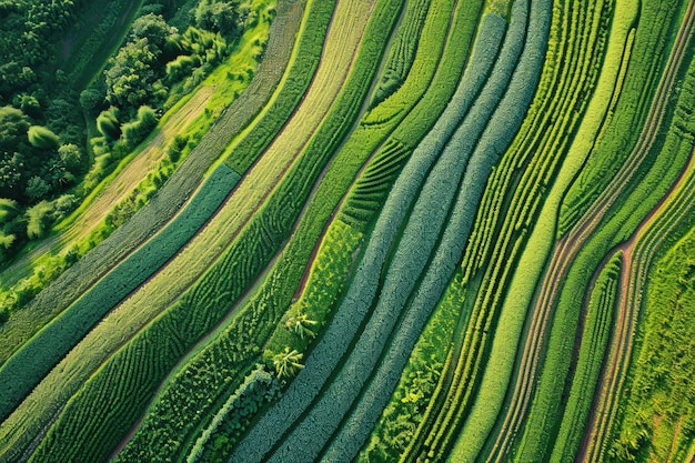 Abstração Aérea Vibrante