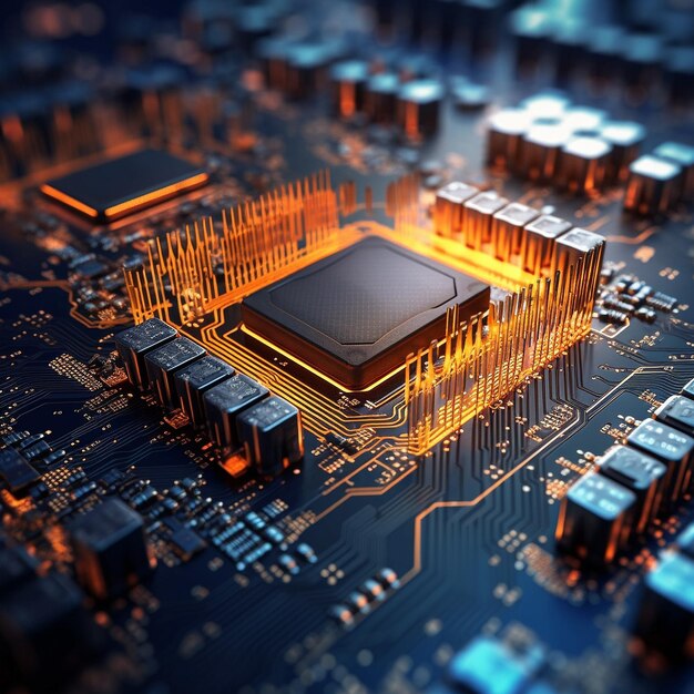 abstracción de datos de chip de computadora