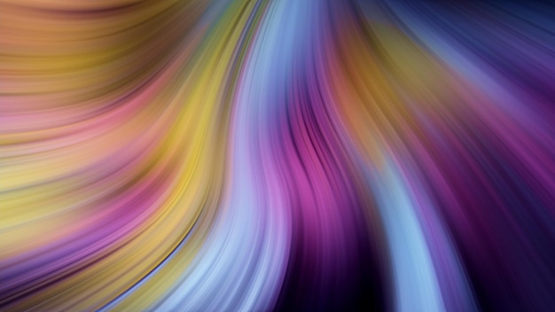 Foto abstracción multicolor sobre fondo negro, render detallado de alta calidad