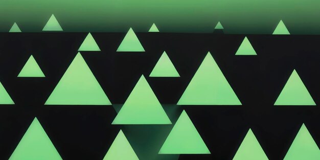 Abstracción triangular dinámica de la geometría de esmeralda9