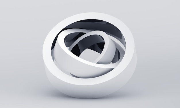 Abstract 3d render diseño gráfico de fondo moderno