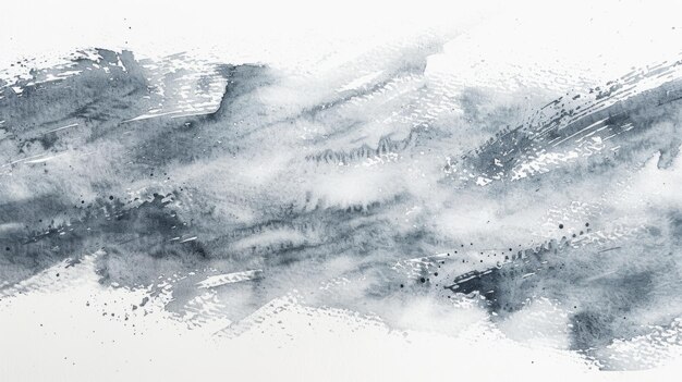 Abstract Aquarell Blau-weißer Textur-Hintergrund