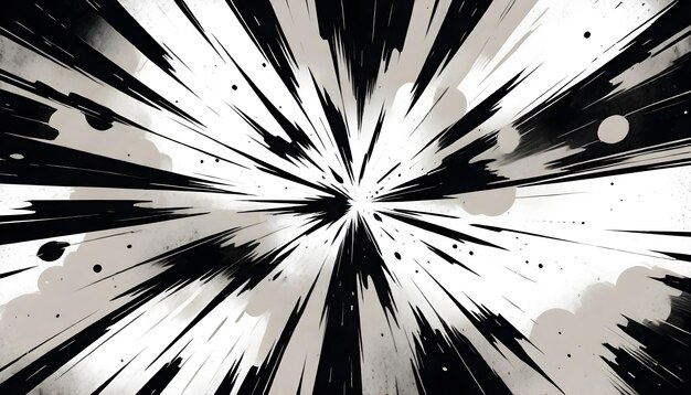 Foto abstract black and white digital art painting graphic artwork background sw design