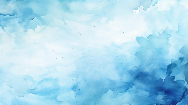 Abstract Blue Watercolor Background AI gerado